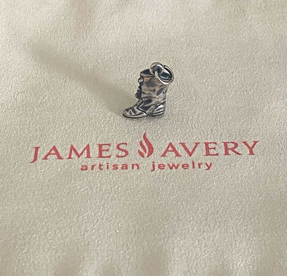James Avery Retired Majorette Boot Charm Western